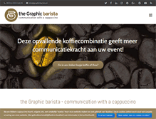 Tablet Screenshot of graphicbarista.nl